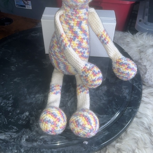 Handmade Crochet Giraffe Toy for Kids - Picture 2 of 8